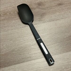 Calphalon Nylon Spoon Cookware Utensil Dark Charcoal Gray Sylicone Handle